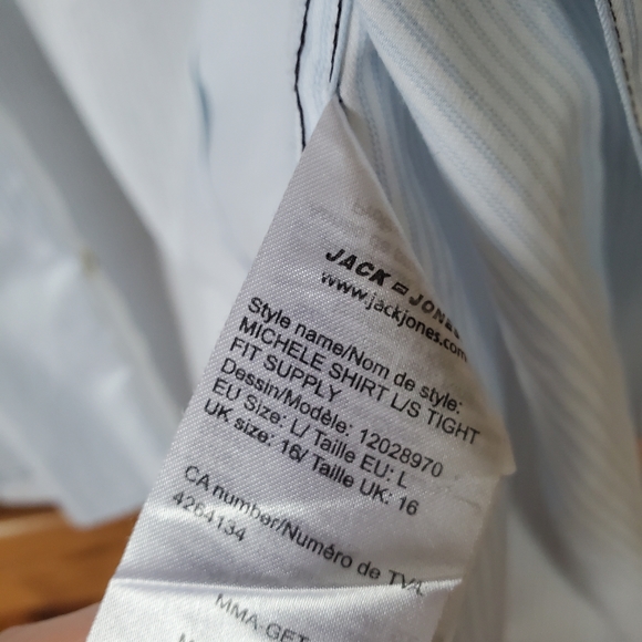 JACK & JONES Premium Cotton Shirt size L - Picture 5 of 5